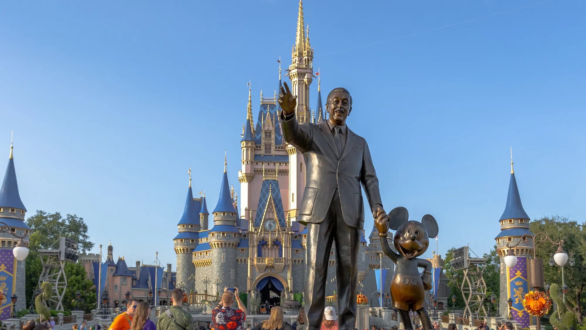 The Walt Disney World resort area straddling Orange and Osceola Counties, Florida