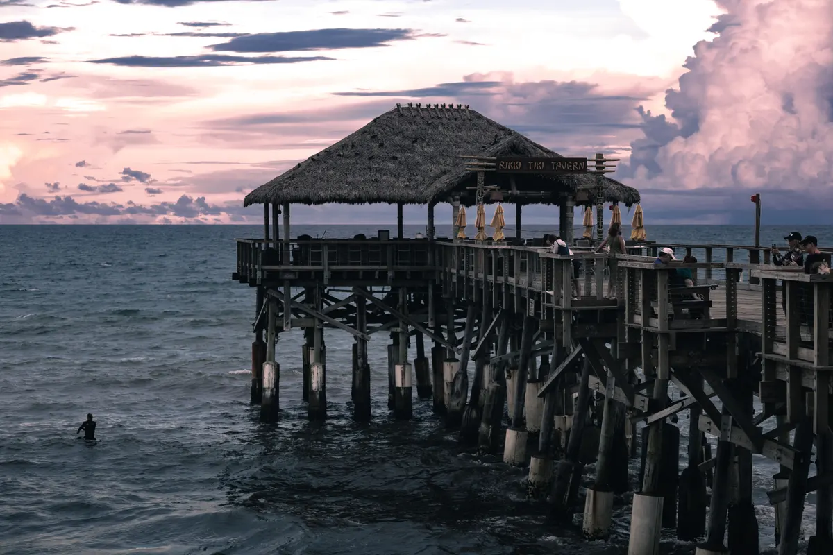 The pier at Cocoa Beach on Florida's Space Coast