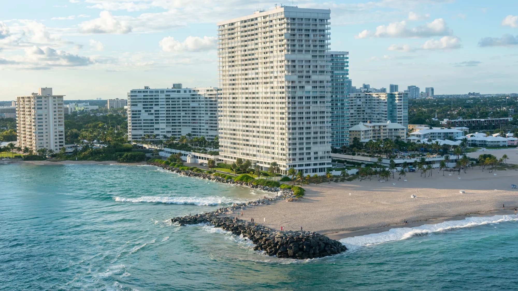 Beachfront towers at Bal Harbour in Miami, Florida
