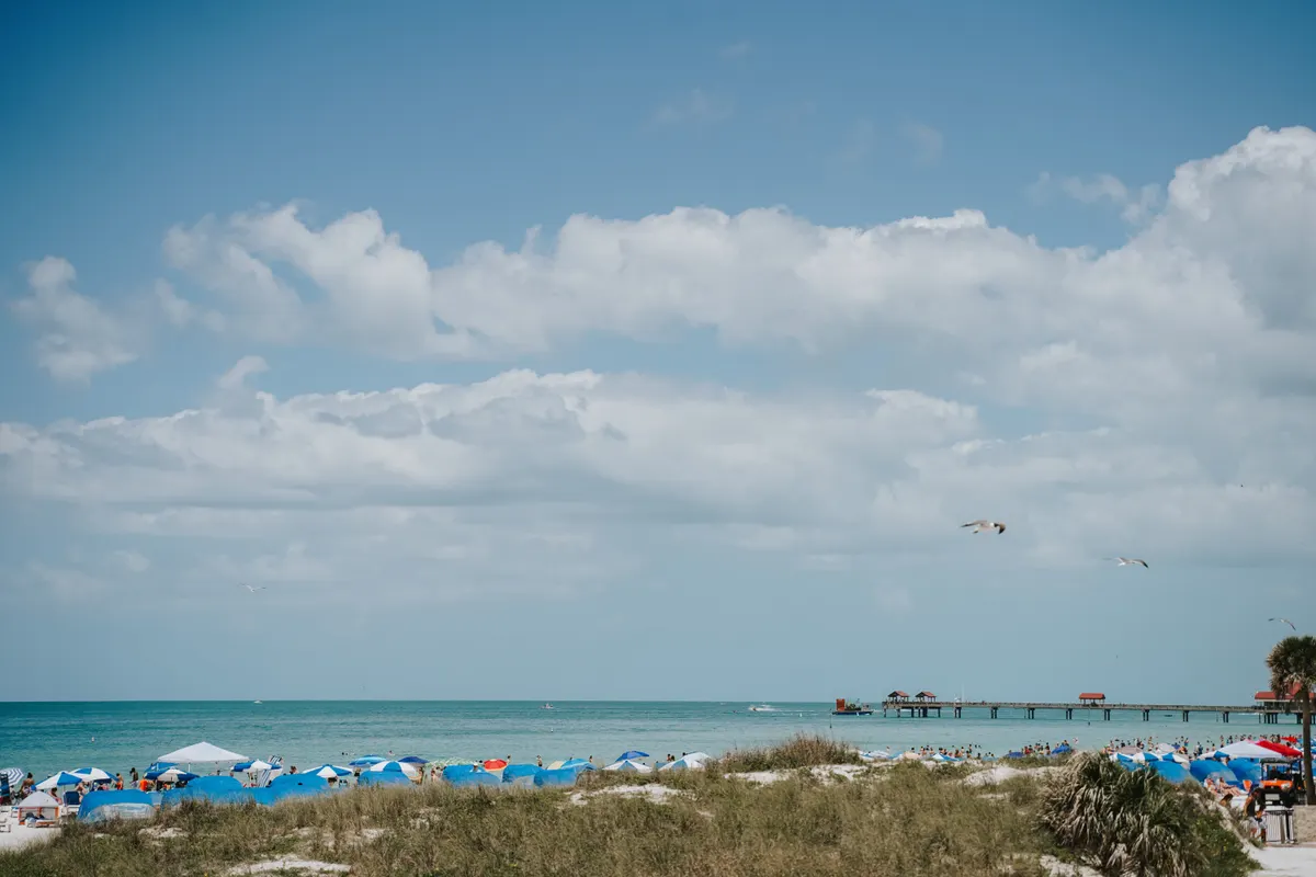 Clearwater Beach on Florida's Gulf coast