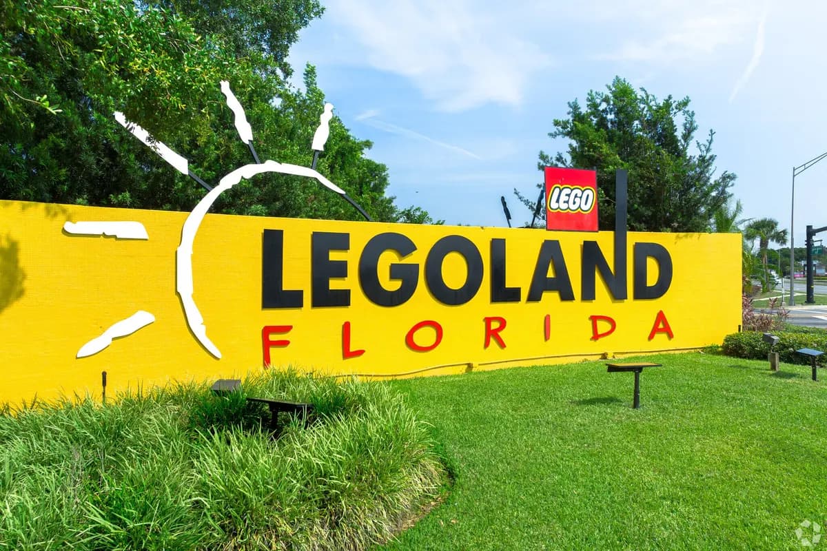 Theme park on Lake Eloise in Winter Haven, Florida