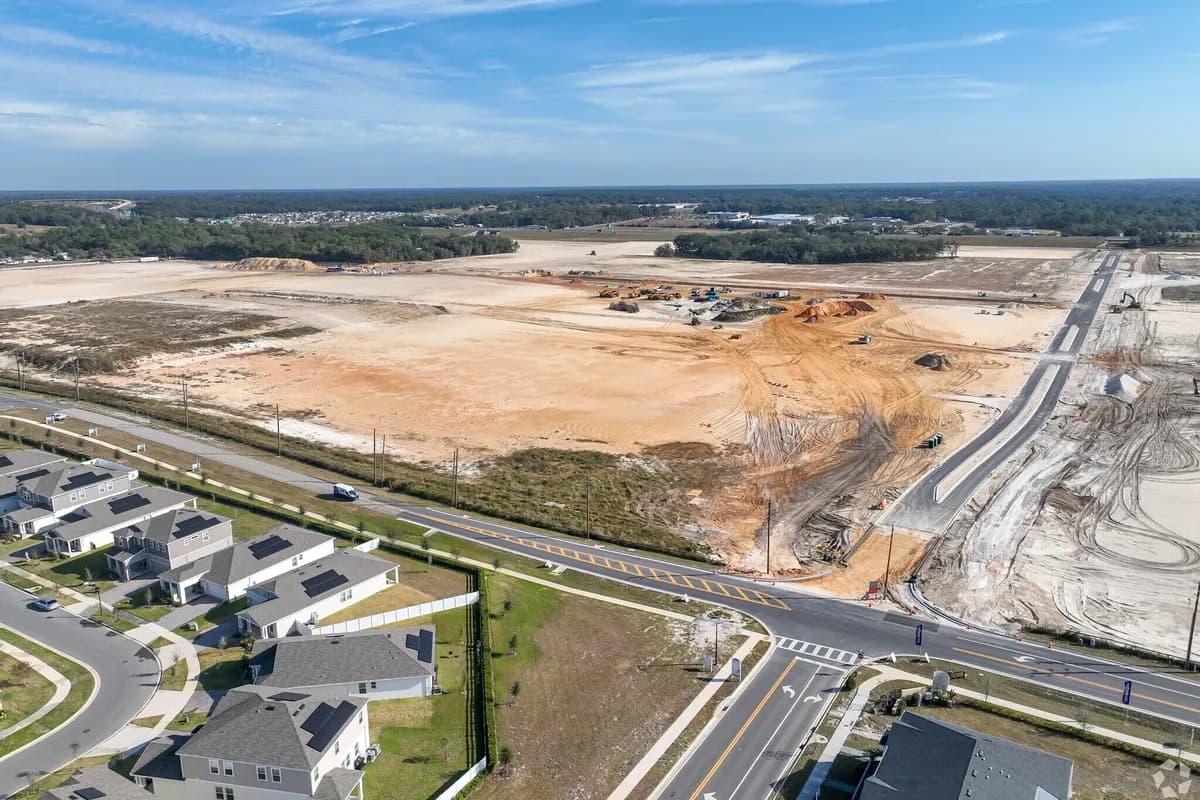 New residential development across the city of Apopka, Florida