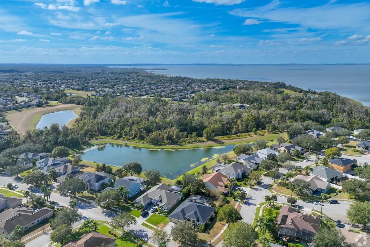 View overlooking Lake Apopka, Florida