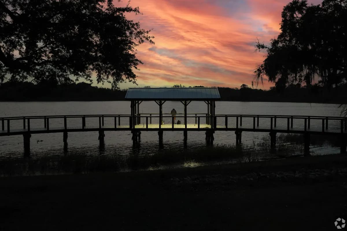 Sunset over Groveland, Florida