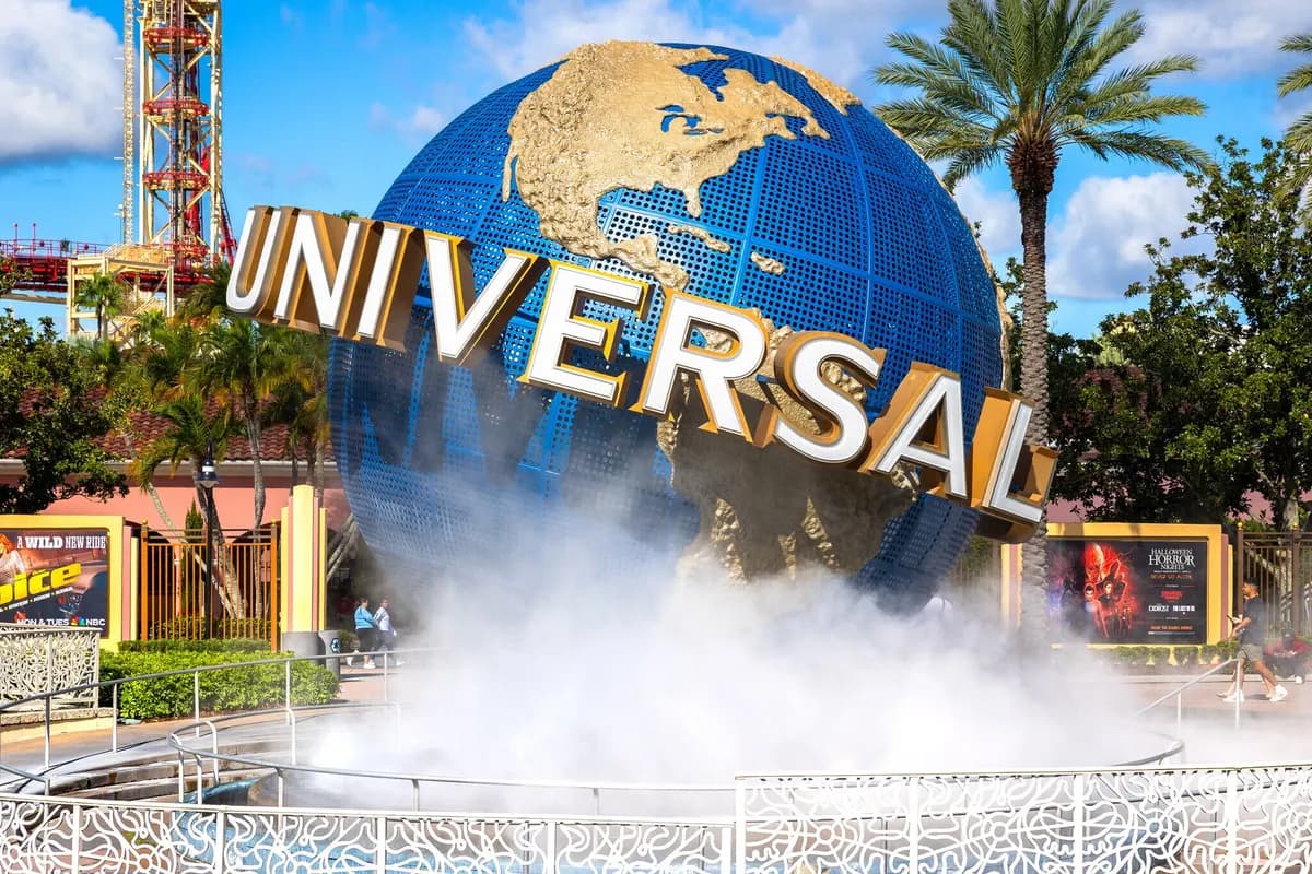 Universal Studios, a twenty minute drive from Kissimmee