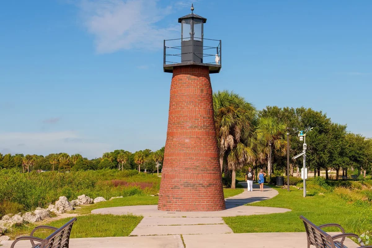 Lighthouse on the Kissimmee lakefront