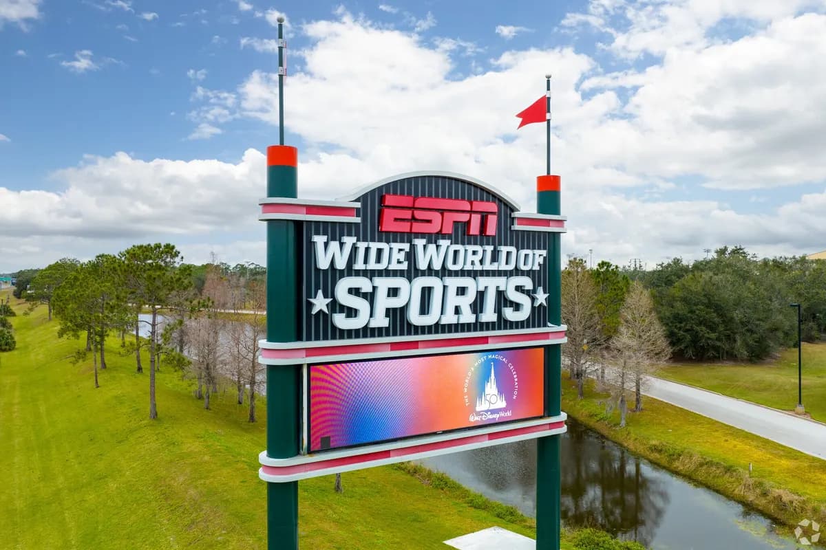 ESPN Wide World of Sports at Walt Disney World, about 20 miles from Lee Vista