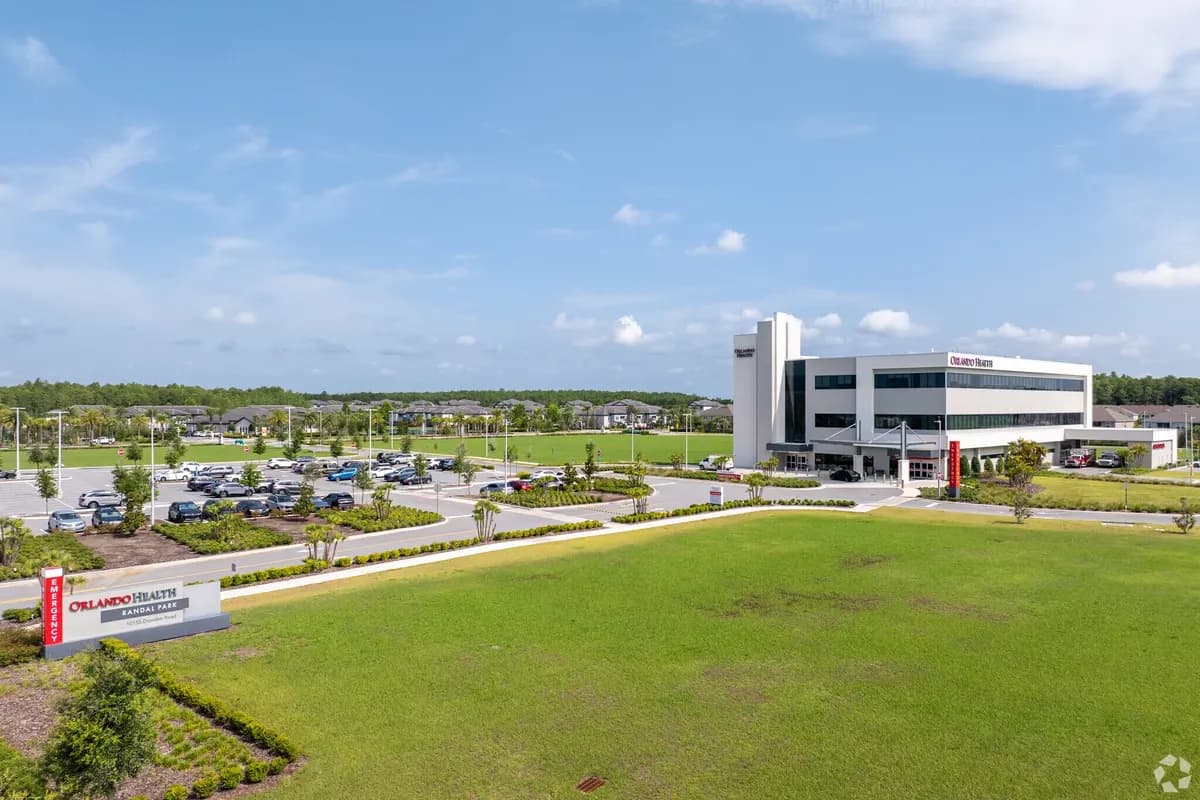 Orlando Health emergency room on the main boulevard near Randal Park